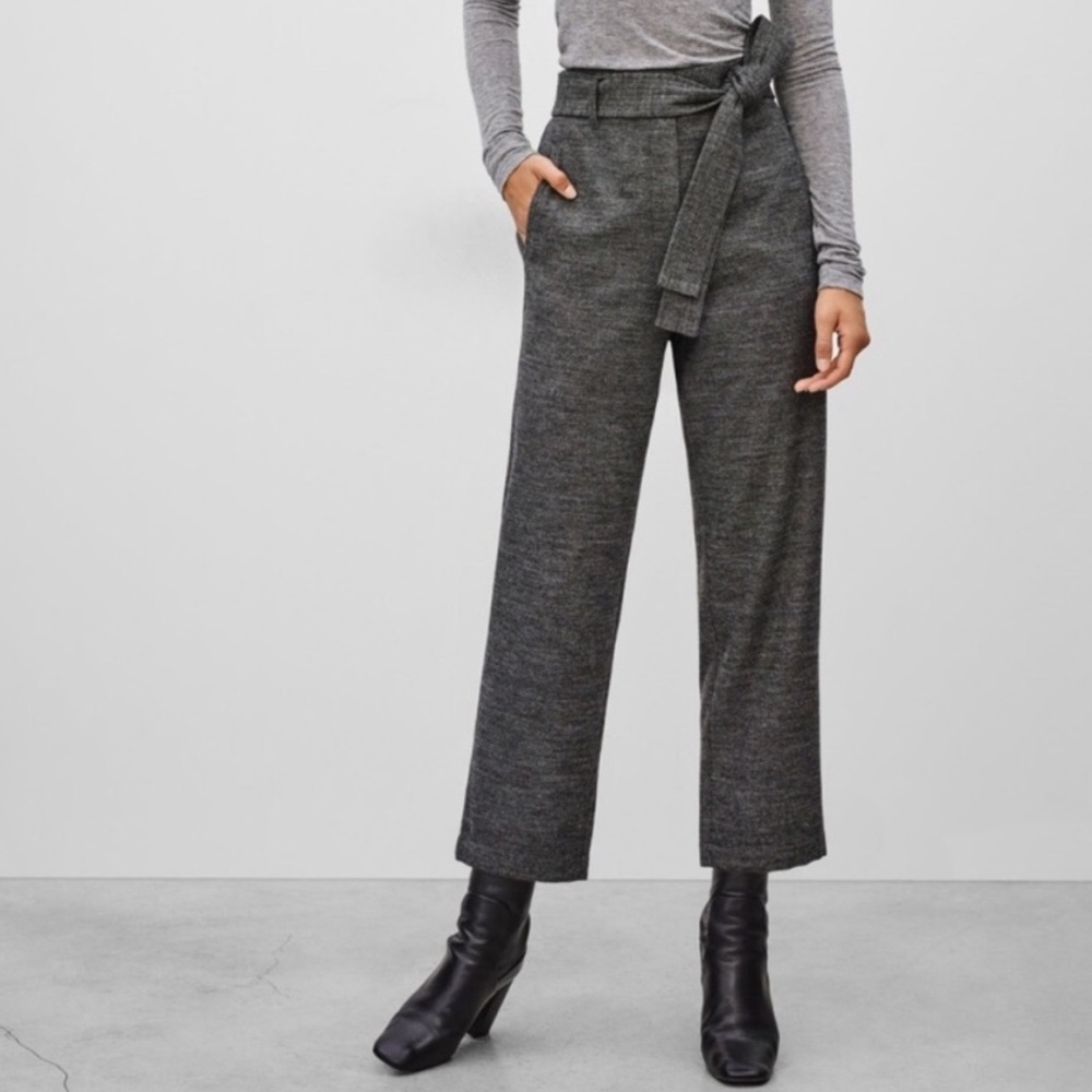 Aritzia tie front Jallade wool pants